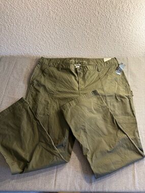 NWT Duluth Women's 20W Plus Coolmax DuluthFlex Fire Hose Relaxed Leg Work Pants